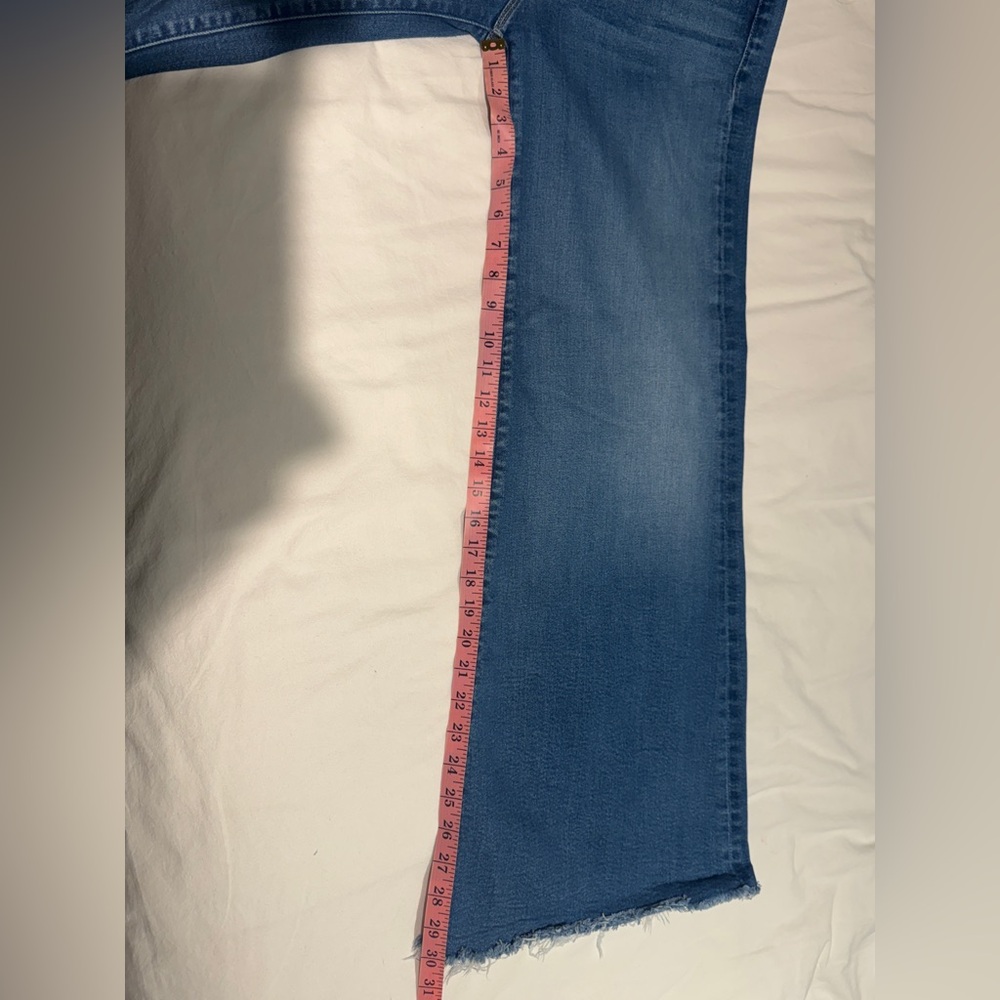 MOTHER Light Blue Wide Leg Jeans - Picture 7 of 7